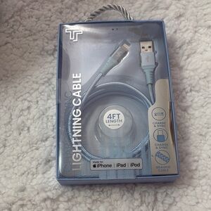 Blue Braided Lightning Cable for Apple Devices